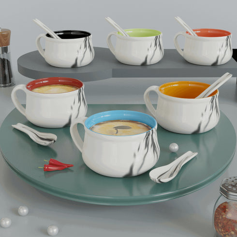 Italian Soup Bowls (Set of 6) - The Earth Store - Bowl
